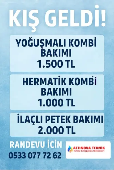 Tekirdağ Kombi Bakımı Kampanyası